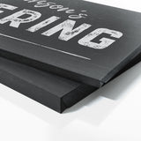 Family Name Gathering Black Wall Art