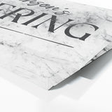 Family Name Gathering Marble White Wall Art