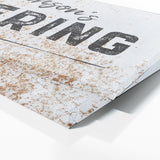 Family Name Gathering Metal White Wall Art