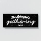 Family Name Gathering Neon Wall Art
