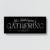 Family Name Gathering Silver Wall Art