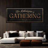 Family Name Gathering Stone Wall Art