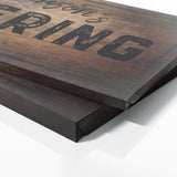 Family Name Gathering Wooden Black Wall Art