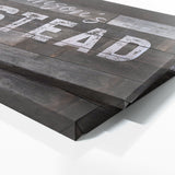 Family Name Homestead Darker Wooden Wall Art