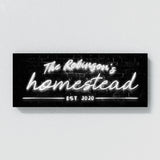 Family Name Homestead Neon Wall Art