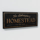 Family Name Homestead Stone Wall Art