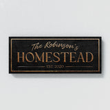 Family Name Homestead Stone Wall Art