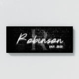 Family Name Monogram Neon Wall Art