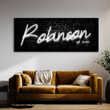 Family Name Neon Wall Art