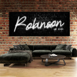 Family Name Neon Wall Art