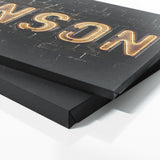 Family Name Neon Large Wall Art