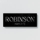 Family Name Party Of Silver Wall Art