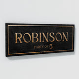 Family Name Party Of Stone Wall Art