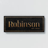 Family Name Stone Wall Art
