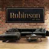 Family Name Stone Wall Art