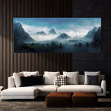 Foggy Mountains Wall Art