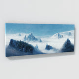 Icy Foggy Mountain Wall Art