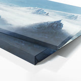 Icy Foggy Mountain Wall Art