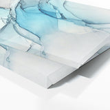 Marble Abstract Blue Panoramic Wall Art
