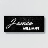 Nursery Baby Name Neon Wall Art