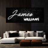 Nursery Baby Name Neon Wall Art