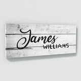 Nursery Baby Name White Wooden Wall Art
