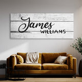 Nursery Baby Name White Wooden Wall Art