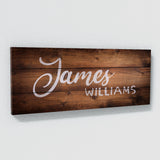 Nursery Baby Name Wooden Plank Wall Art