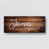 Nursery Baby Name Wooden Plank Wall Art