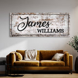 Nursery Baby Name Wooden White Wall Art