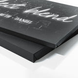 Perfect Blend Family Names Concrete Wall Art