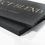 Perfect Blend Family Names Gold Wall Art