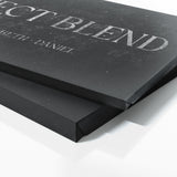 Perfect Blend Family Names Silver Wall Art