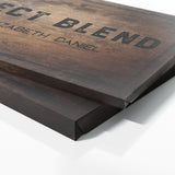 Perfect Blend Family Names Wooden Wall Art