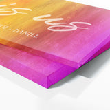 This Is Us Family Names Colorful Wall Art
