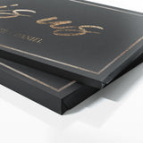 This Is Us Family Names Luxury Gold Wall Art