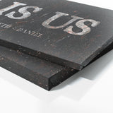This Is Us Family Names Metal Rust Wall Art