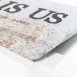 This Is Us Family Names Metal Rust Wall Art