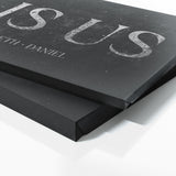 This Is Us Family Names Silver Wall Art