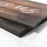 This Is Us Family Names Wooden Plank Wall Art