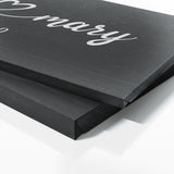 Wedding Couple Name Black Wall Art