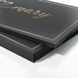 Wedding Couple Name Luxury Gold Wall Art