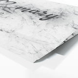 Wedding Couple Name Marble White Wall Art
