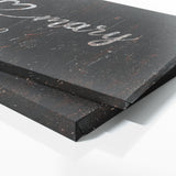 Wedding Couple Name Metal Rust Black Wall Art