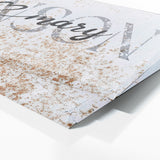 Wedding Family Name Metal White Wall Art