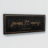 Wedding Family Name Stone Wall Art