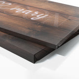Wedding Family Name Wooden Plank Wall Art