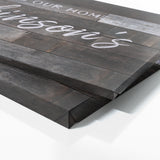 Welcome To Home Family Name Darker Wall Art