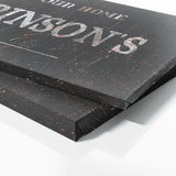 Welcome To Home Family Name Metal Wall Art