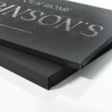 Welcome To Home Family Name Silver Wall Art